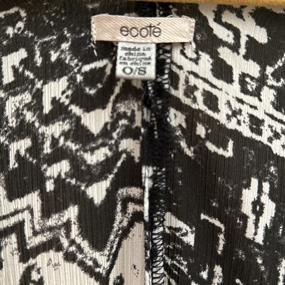 ECOTE OPEN DUSTER CARDIGAN, ONE SIZE - Picture 3 of 5